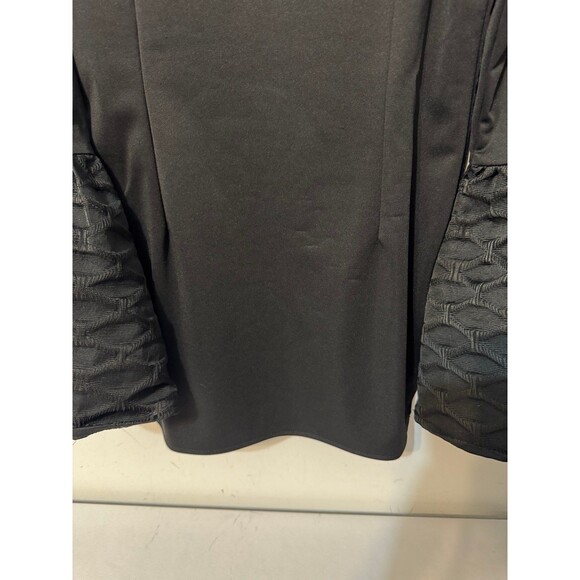 ASILIO PLAY LOUD BLACK RUFFLED BELL SLEEVES size 6 NEW - Picture 3 of 9
